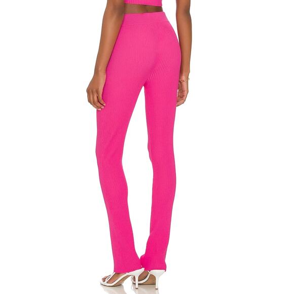 Superdown Ansleigh Ribbed Knit Legging in Pink NWOT Size Small - Picture 3 of 3